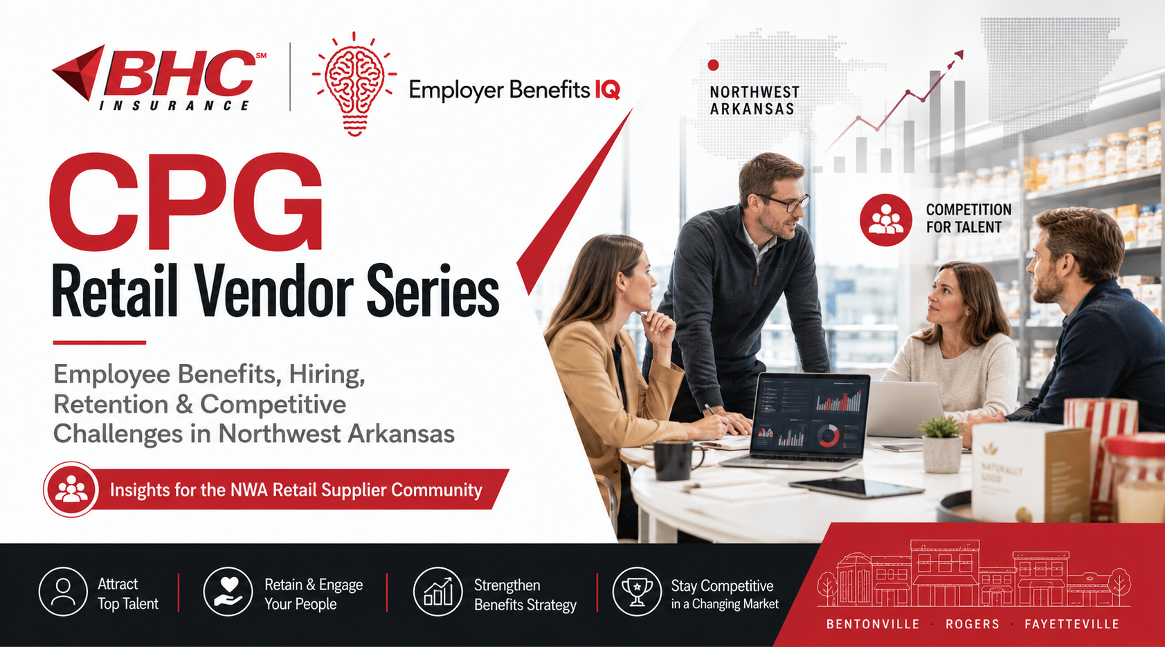 The Other Battle for Shelf Space: The Talent and Benefits Challenge Facing Northwest Arkansas Retail Suppliers — featured image